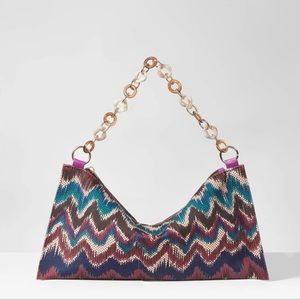 Multicolored shoulder bag medium